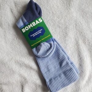NEW Bombas Compression Socks 20-30mmHg Medium Blue Knee High Performance